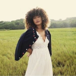 Doen Nicola Cardigan Navy XS excellent used condition